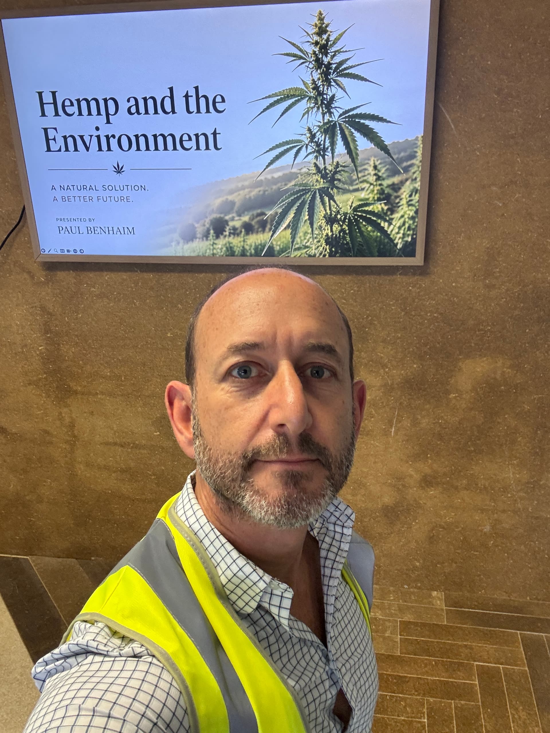 Paul Benhaim presenting Hemp and the Environment — A Natural Solution, A Better Future